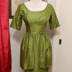 Vintage Green Party Dress